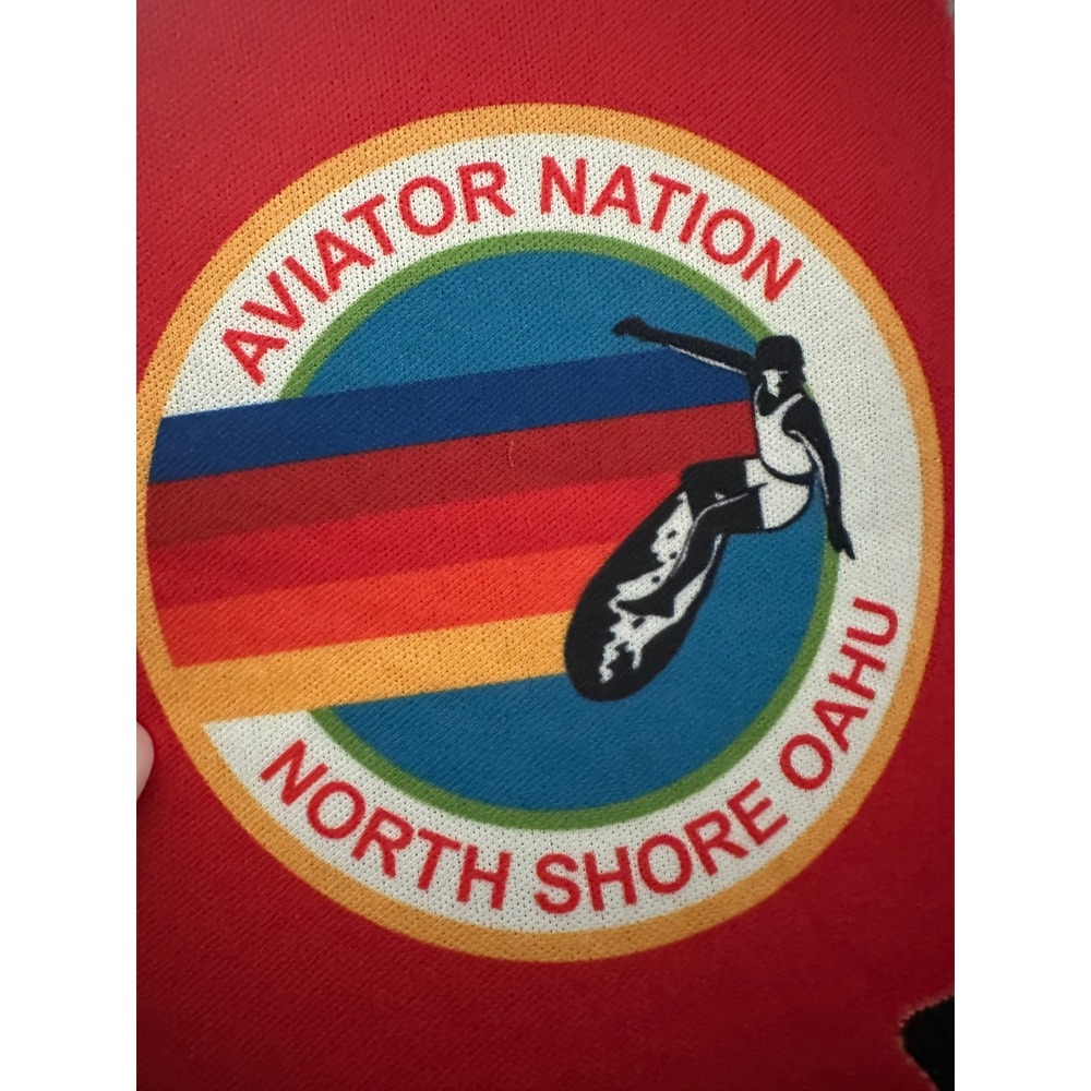New Aviator Nation North Shore Oahu Red Koozie
